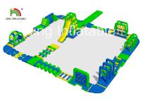 Китай Воздуха аквапарк туго красочные зеленые комбинированные плавая раздувные на море пляжа 12 месяца гарантии продается