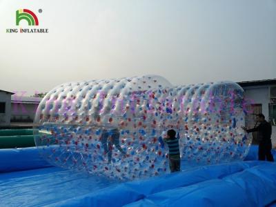 Chine Jouet gonflable fait sur commande de roulement d'amusement pour des enfants avec les points/rouleau colorés de l'eau à vendre