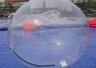 China Transparenter klarer aufblasbarer Wasser-Ball PVCs/aufblasbares Wasser-gehende Ball-Spiele zu verkaufen