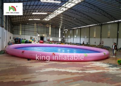 China 18m Diameter Round Inflatable Swimming Pools With Animal Printing PVC for sale