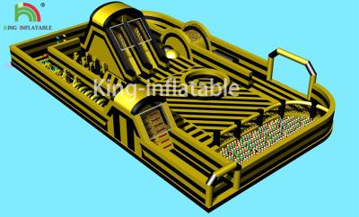 중국 장애/갱도를 가진 노란 팽창식 되튐 집 유원지 판매용
