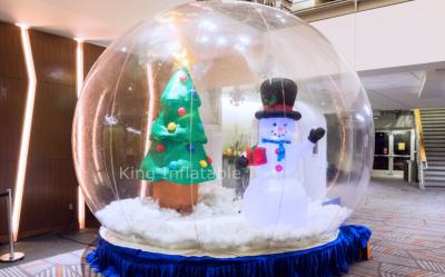 Cina Globo gonfiabile della neve di Natale del PVC da 0,8 millimetri per l'evento all'aperto in vendita