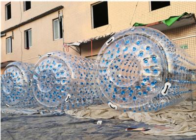 China 2.4m aufblasbarer Wasser-Rollen-Ball-menschlicher Größen-Hamster-Ball mit Sicherheitsnetz zu verkaufen