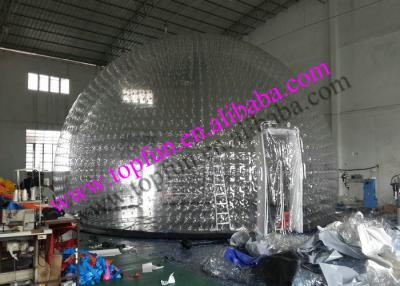 China bóveda hermética a prueba de agua de la tienda clara inflable de la burbuja del PVC del 12m en venta