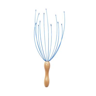 China New Waterproof Rising Scalp Head Massager with 12 Finger Scalp Scratcher Head for Hair Stimulation Body Relaxation for sale