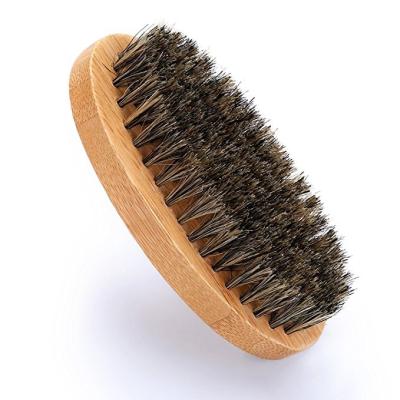 China Professional Bamboo Shower Handle Horsehair Shoe Shine Buff Brush Polish Wholesale for sale