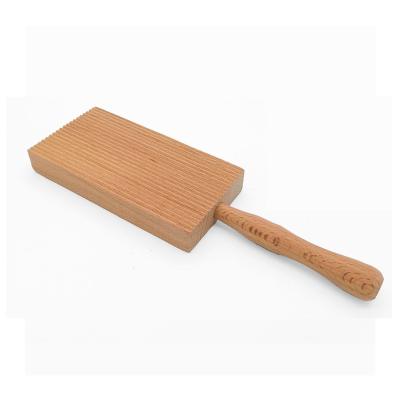 China Natural Viable Beech Wood Gnocchi Boards Bubble Pasta Stripper Complete with Rolling Dowels for sale