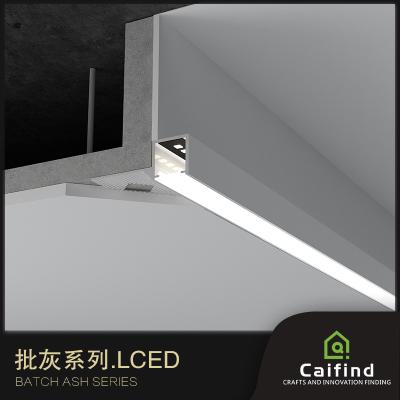 China Modern Caifind Foshan Factory Embedded Ceiling Decoratiove LED Strip Aluminum Profile for sale