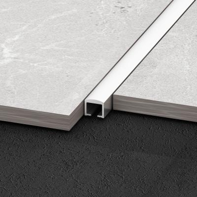 China Fatory Modern High Quality Tile Accessories Transition Strip U Shape Ceramic Aluminum Tile Trim for sale