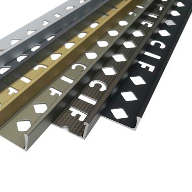 China Modern Professional Factory Hot Sale Decorative Terrazzo L Strips Tile Aluminum Marble Trims for sale