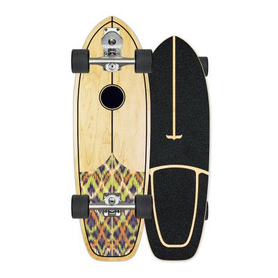 China Land Surfskate Adult Skateboard With Multiple Pattern Sticker Deck, Customizable Wholesale Surfboard Skateboard for sale