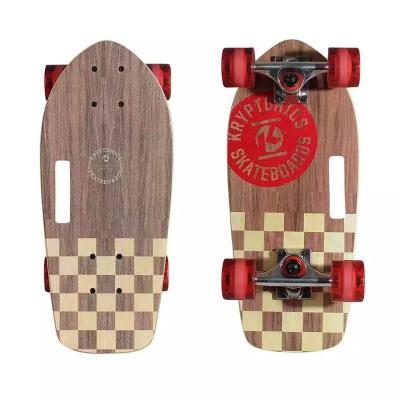 China Wholesale Maple Adult Canadian Complete Skateboard Mini Skateboard Fish Skateboard With Four Wheels for sale