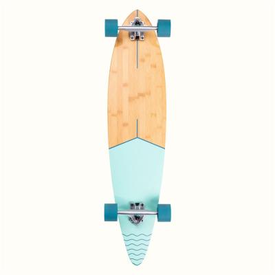 China Factory Sale Adult High Quality Wheels 7 Ply Maple 4 Surf Cheap Complete Longboard 41 Inch Longboard for sale