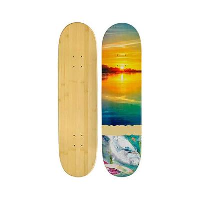 China High Hardness And Flexible Wholesale Professional Skate Board Decks 31*8 Inch Vacuum Skateboard Deck for sale