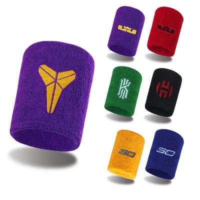 China New Basketball Sports Wristband Custom Wholesale Adult Sports Wristband Sweat-absorbent Gear Fitness Protector for sale