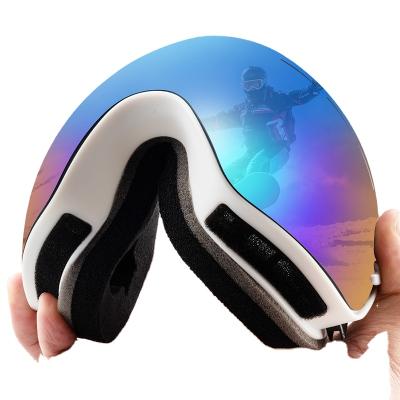 China Custom SKI Goggles Photochromic Snowboarding Ski Goggles UV400 Logo Air Vent Foam Polarized for sale