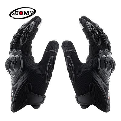 China 2021 Five Finger Motorcycle Riding Protection Racing Motorcycle Gloves High Quality Leather Motorcycle Gloves for sale