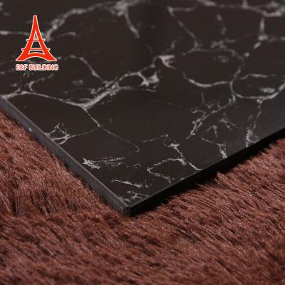 China Modern Black 600x600 Warranty Double Loading 24x24 Vitrified Tiles for sale