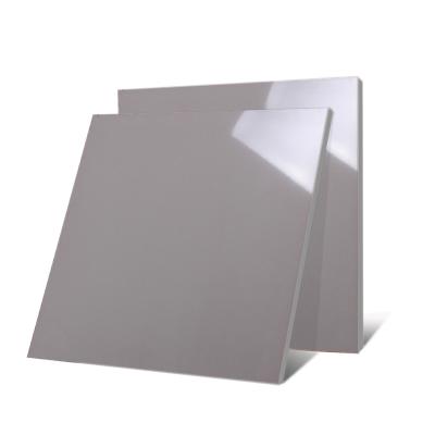 China Modern Guangdong morden design light color pure gray polished floor tiles for hospital for sale