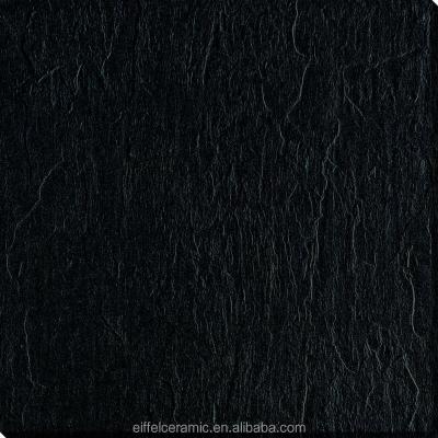 China Rustic Tile Black 600mmx 600mm Heavy Duty Ceramic Tile Non Slip Floor Tiles for sale