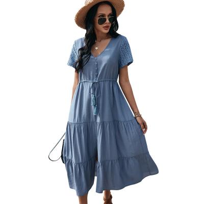 China New 2021 Amazon ebay dry cleaning holiday women's dress for women casual elegant commuter dresses ladies plus size for sale