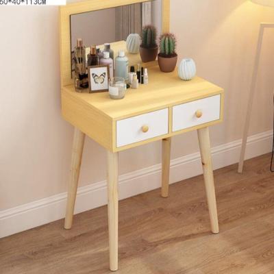 China (Other)Adjustable Fashion Craft Man Style Latest Atmospheric Simple Light White Wooden China Bedroom Dressing Table Used Wedding Bedroom Modern WF for sale