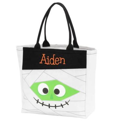 China CFP B129 Halloween Franky Frankenstein Halloween Tote Pumpkin Halloween Bag Tote Pumpkin Halloween Tote for sale