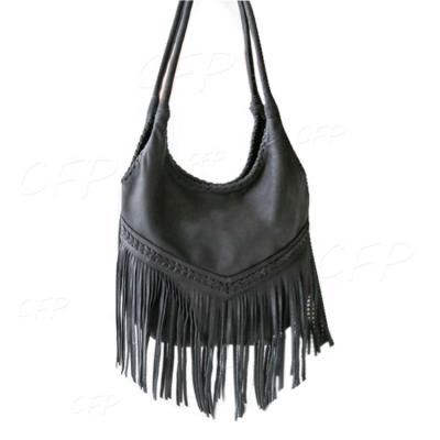 China Eco-Friendly CFP B310 Cross - Leather Body Fringe Bag Boho Chic Bag for sale