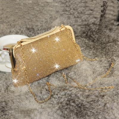 China Crystal Wedding Evening Bag PCP B720 Stocked Elegant Crystal Purse Women Clutch Evening Bag Sparkle Purse for sale