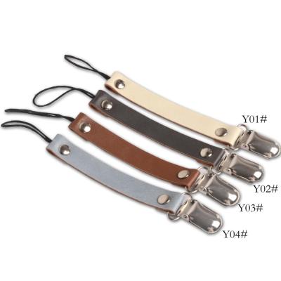 China Monogram CFP G013 Stock Nipple Support Strap Leather Nipple Chain Clips for sale