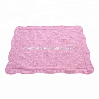 China A055 Flame Retardant PCP Stocked Cotton Baby Comforter Covering Monogram Comforter for sale