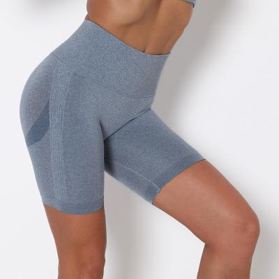 China Manufacturer Supply Hot Sales Dark Gray High Waisted Workout Wide Leg Breathable Pants Seamless Yoga Sport Wear Panties Gaiters for sale