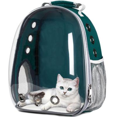 China Fashion Travel Space Capsule Astronaut Breathable Dog Cat Backpack Pet Capsule Viable High Quality Transparent Transport Outdoor Carrier for sale