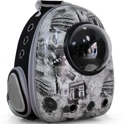 China Wholesale Small Pet Carrier Cat Capsule Travel Dog Backpack Viable Lightweight Breathable Front Waterproof Outdoor Bubble Astronaut Bag for sale