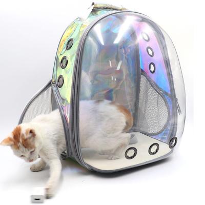 China Front Bubble Astronaut Breathable Bag Lightweight Viable Carrying Small Cat Space Capsule Travel Dog Backpack Pet Carrier Wholesale for sale