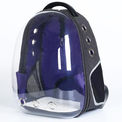 China 1.1KG Carry Luxury Space Capsule Transparent Lightweight Viable High Quality Dog Cat Carrier Airline Approved for sale