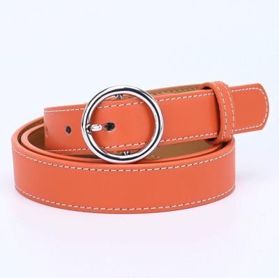 China China Logo Fashion Casual Design Round Simple Custom Jeans Accessories Women Belt for sale