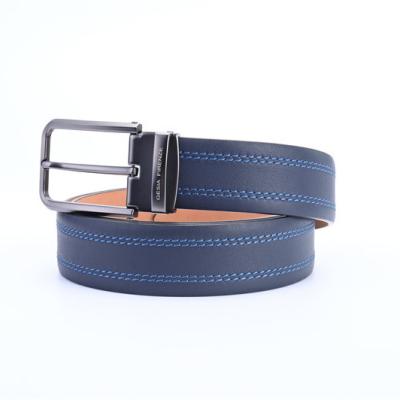 China New Simple Modern Atmospheric Luxury New First Layer Cowhide Full-grain Plain Weave Young Ladies Handmade Belt for sale