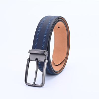 China Factory direct sales real cowhide men's fashion business exquisite belt simple custom belt for sale