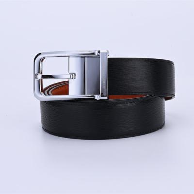 China Simple fashion leather men's holiday birthday gift fashion business casual dress jeans belt for sale