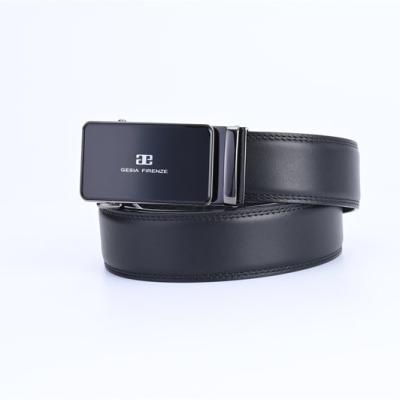 China Fashion Simple Wholesale Custom Leather Luxury Mens Modern Design GESIA Buckle Automatic Belt for sale