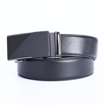 China Real Cowhide Square Tail Custom Casual Men's Simple Hot Selling Luxury Alloy Automatic Buckle Logo Belt for sale