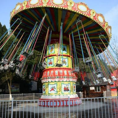 China Direct factory price FRP+steel swing chair amusement park amusement exciting funfair flying rides for sale for sale