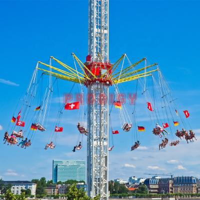 China Factory Price Flying Ride Amusement Rides Thrill Adults Game Flying Ride On Sale for sale