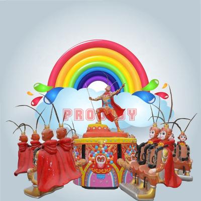 China Across New Rotating Design Fairground Kids Amusement Game Machine Jumping Monkey Jumping Rides for sale