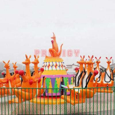 China FRP+steel Most Popular Amusement Park Machines Self-control Happy Airplane Kangaroo Jumping Rides For Kids And Adults for sale