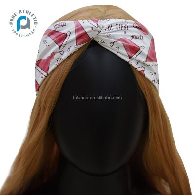 China Wholesale Pure Universal Women Hair Accessories Elastic Knot Fashion Hairband Yoga Headbands for sale