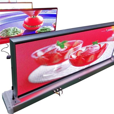 China Taxi Top Led Display High Brightness 4G P3.3 Outdoor Waterproof Taxi Roof Led Display P2.5 Taxi Rollover Protection Device Led Display for sale