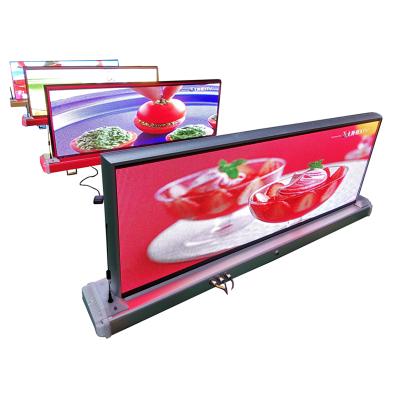 China taxi roof led display 3g 4g high quality led taxi roof led display p5 waterproof outdoor car top video led advertising for sale