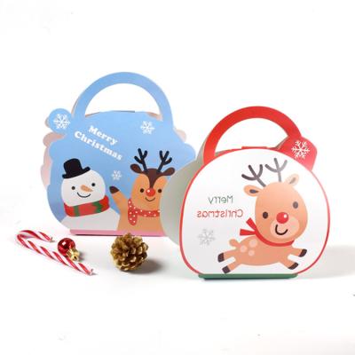 China Fashion / Modern Cookie Baking Food Packaging Boxes Christmas Hand Gift Box for sale